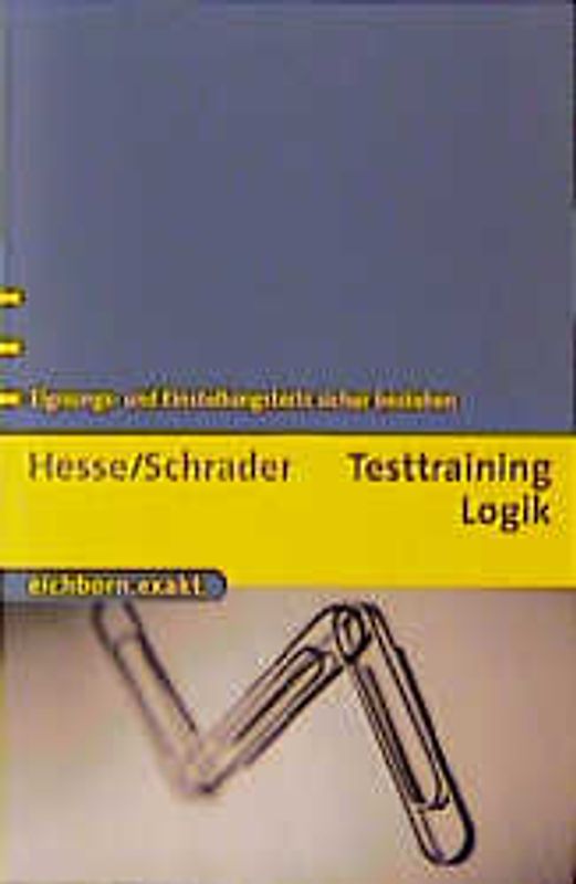 Testtraining Logik