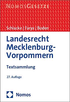 Landesrecht Mecklenburg-Vorpommern