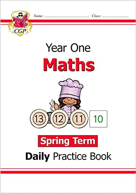 KS1 Maths Daily Practice Book: Year 1 - Spring Term: superb for catching up at home (CGP KS1 Maths)