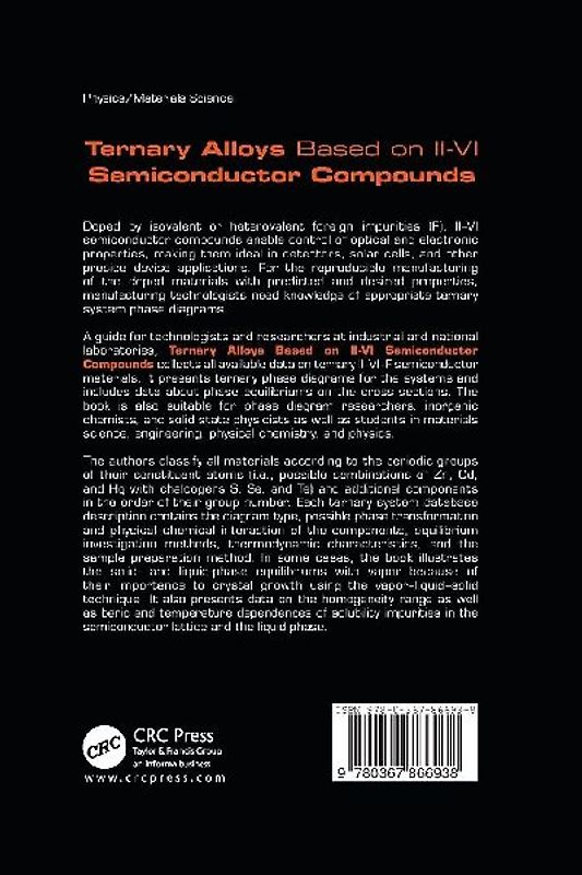 Ternary Alloys Based on II-VI Semiconductor Compounds
