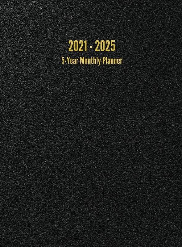 2021 - 2025 5-Year Monthly Planner