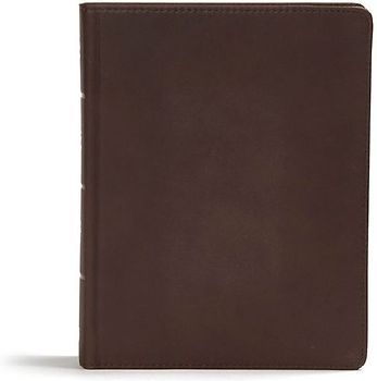 CSB Study Bible, Brown Genuine Leather