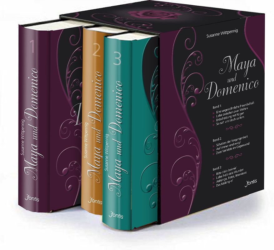 Maya und Domenico – Band 1–9 im Schuber (3 Bücher)