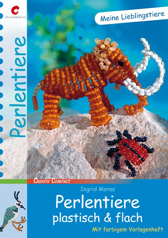 Perlentiere plastisch & flach