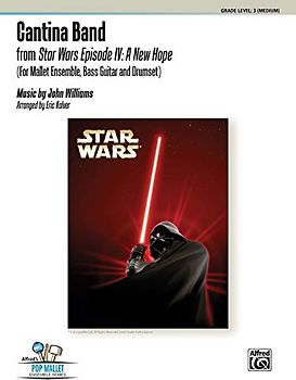 Cantina Band (from Star Wars): For Mallet Ensemble, Bass Guitar and Drumset (for 7 Players), Conductor Score & Parts (Alfred's Pop Mallet Ensemble)