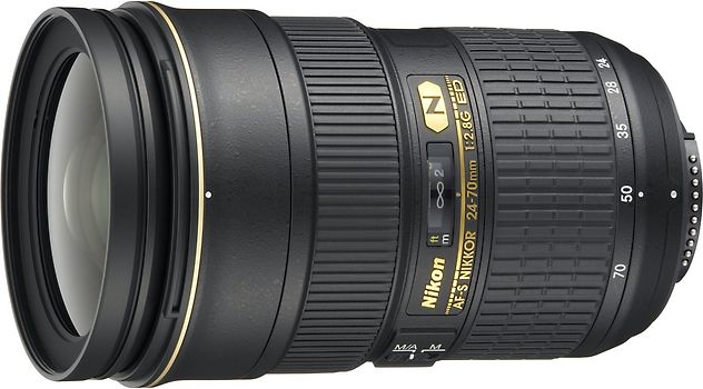 Nikon AF-S NIKKOR 24-70 mm F2.8 ED G IF 77 mm Filtergewinde (Nikon F Anschluss) schwarz