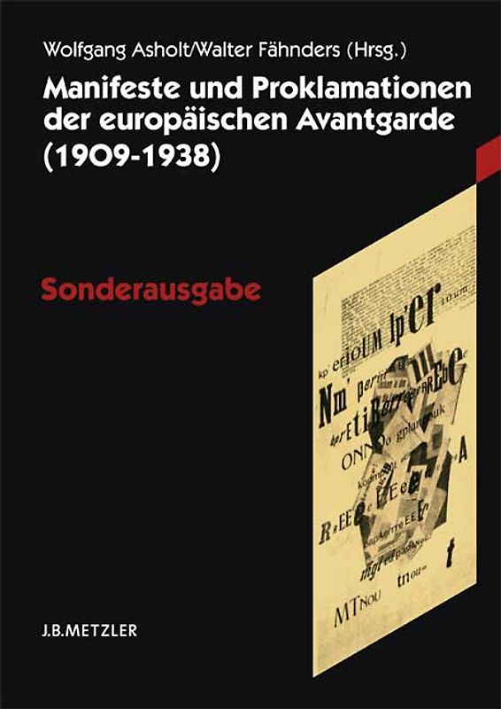 Manifeste und Proklamationen der europäischen Avantgarde (1909–1938)