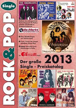 Der große Rock & Pop Single Preiskatalog 2013
