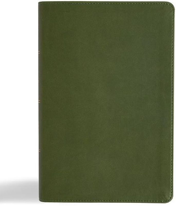 CSB Oswald Chambers Bible, Olive Leathertouch