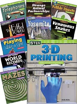 Fractions, Decimals, and Measurement for Fourth Grade, 10-Book Set