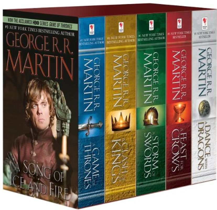 A Song of Ice and Fire: Book 1-5 - George R. R. Martin - [Paperback; 5 Books]