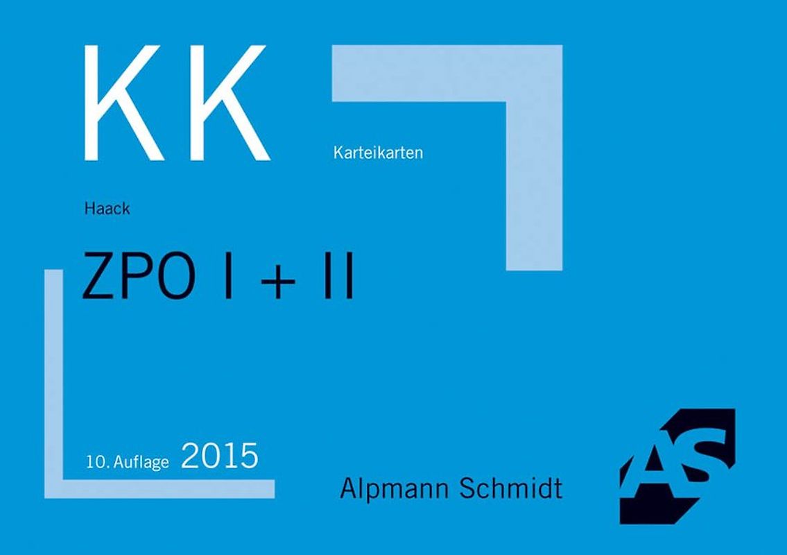 Karteikarten ZPO I + II