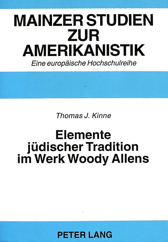 Elemente jüdischer Tradition im Werk Woody Allens