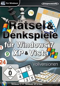 Rätsel und Denkspiele für Windows 7, XP und Vista PC Spiele