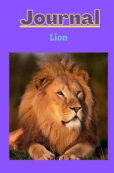lion journal series 1 with a purple background