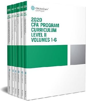 CFA Program Curriculum 2020 Level II, Volumes 1-6 Box Set