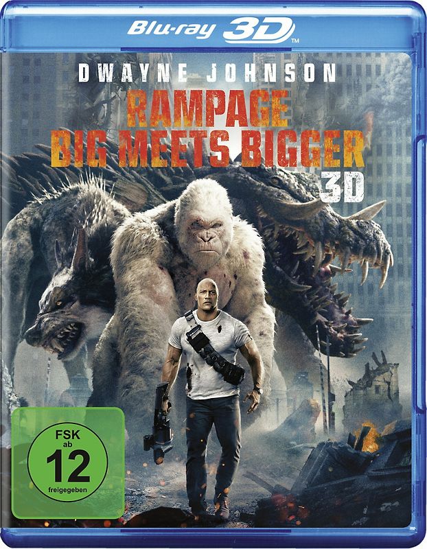 Rampage: Big Meets Bigger-Blu-ray 3D Blu-ray Disc