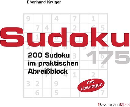 Sudoku Block 175 (5 Exemplare à 2,99 €)