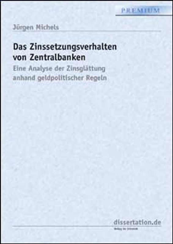 Das Zinssetzungsverhalten von Zentralbanken