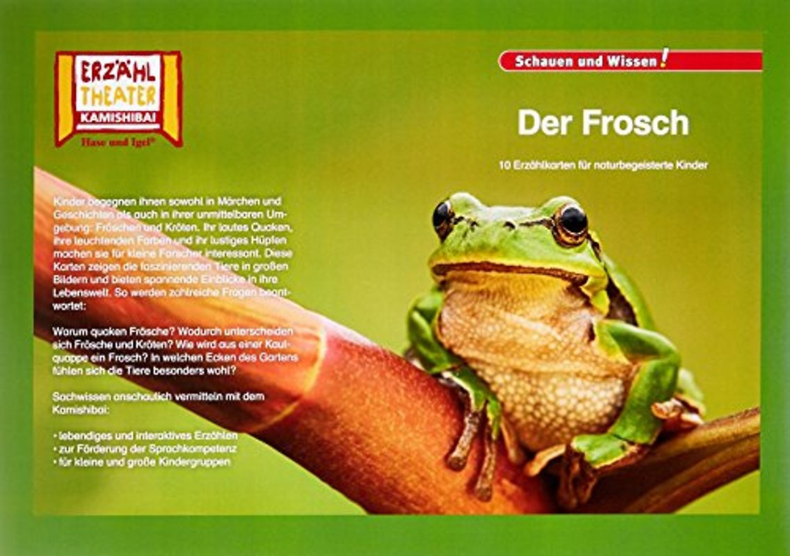 Der Frosch / Kamishibai Bildkarten: 10 Fotobildkarten für das Erzähltheater