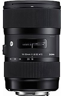Sigma A 18-35 mm F1.8 DC HSM 72 mm Objectif (adapté à Sony A-mount) noir