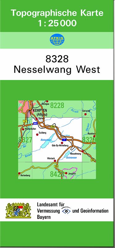 TK25 8328 Nesselwang West