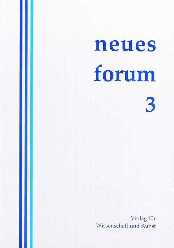 Neues Forum / neues forum 3