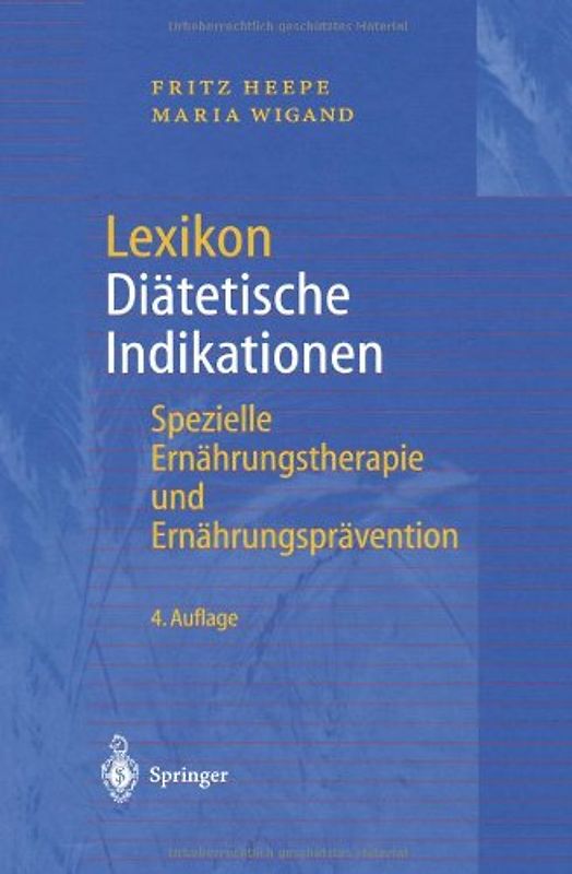 Lexikon Diätetische Indikationen