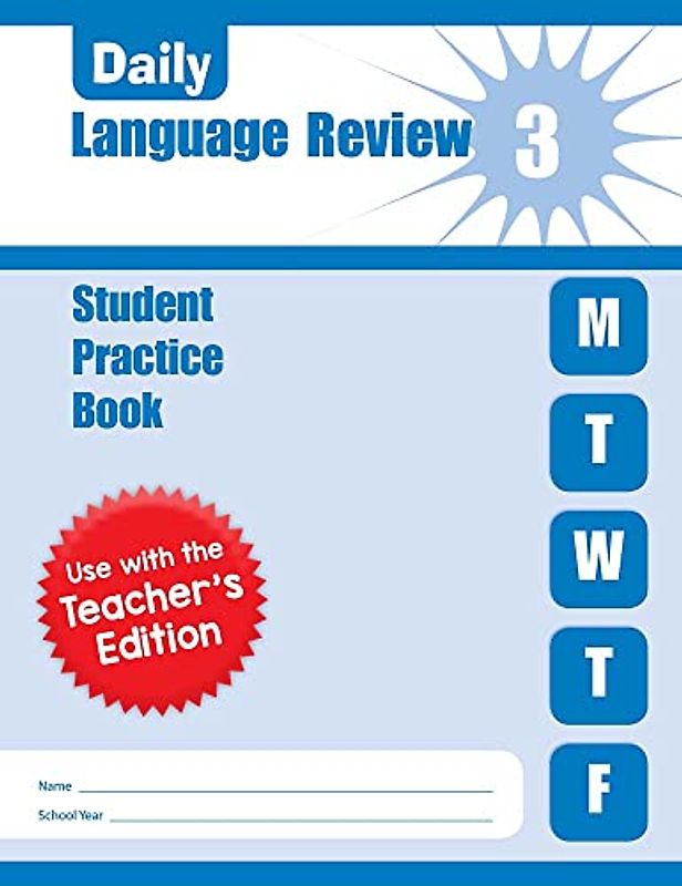 Daily Language Review, Grade 3 Student Workbook