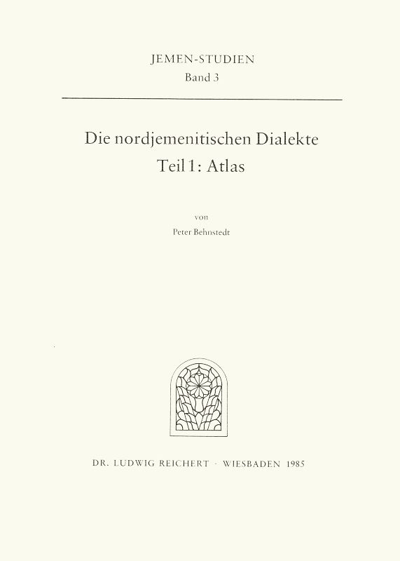 Die nordjemenitischen Dialekte (Atlas)