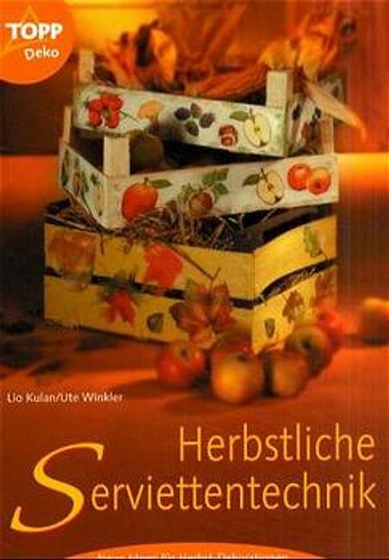 Herbstliche Serviettentechnik