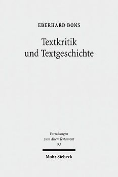Textkritik und Textgeschichte