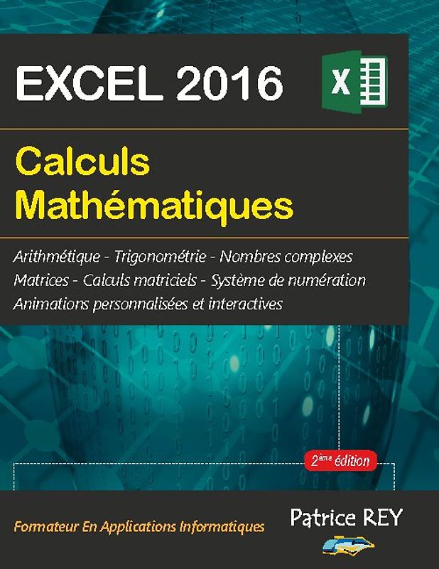 Calculs mathematiques avec EXCEL 2016