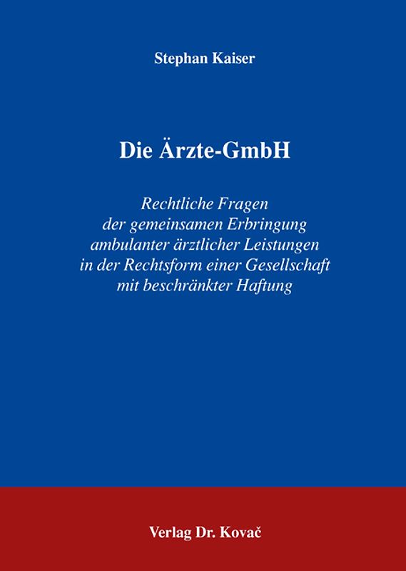 Die Ärzte-GmbH