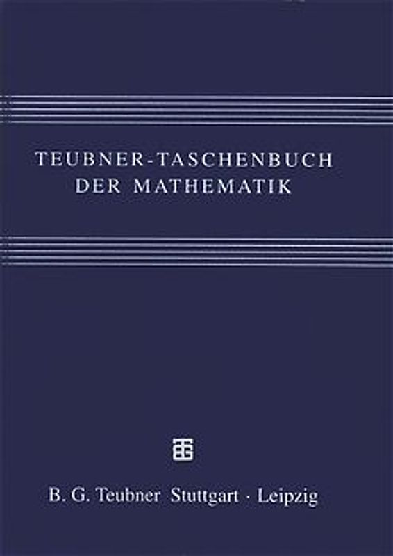Teubner-Taschenbuch der Mathematik