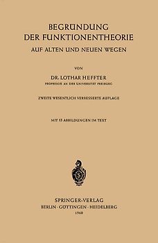 Begründung der Funktionentheorie