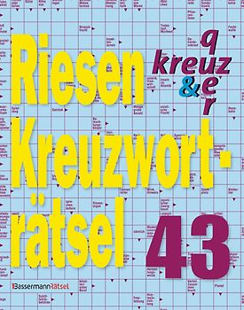 Riesen-Kreuzworträtsel 43 - 5er VE