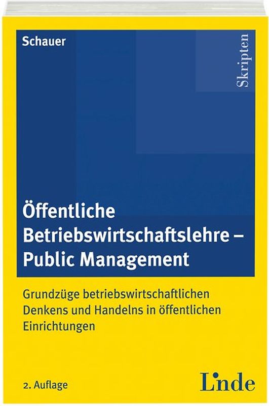 Öffentliche Betriebswirtschaftslehre - Public Management