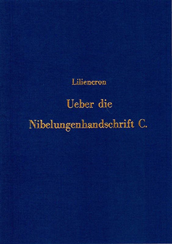Über die Nibelungenhandschrift C
