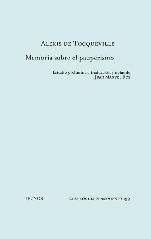 Memoria sobre el pauperismo