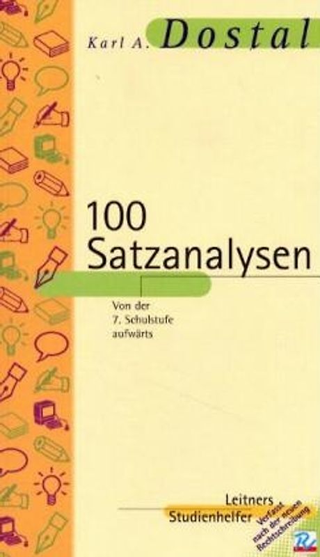 100 Satzanalysen und 250 Wortanalysen