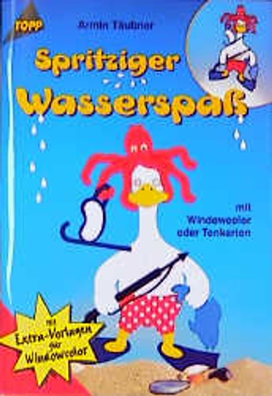 Spritziger Wasserspass. Fensterbilder mit Windowcolor oder Tonkarton