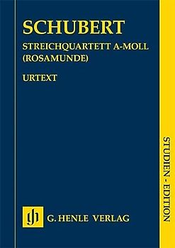 Streichquartett a-moll op. 29 D 804 ''Rosamunde''; Studien-Edition: Besetzung: Streichquartette (Studien-Editionen: Studienpartituren)