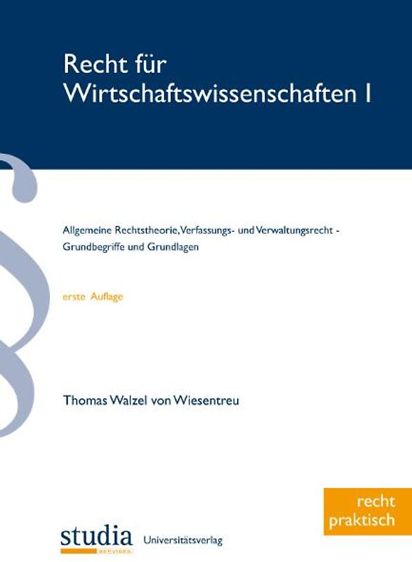 Recht für Wirtschaftswissenschaften 1