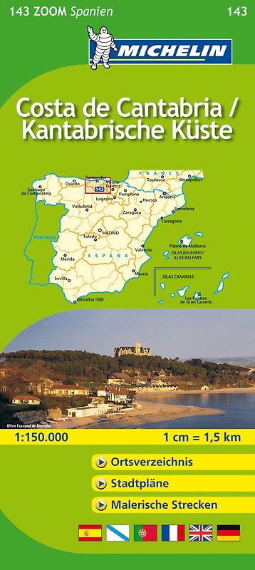Michelin Costa de Cantabria / Kantabrische Küste