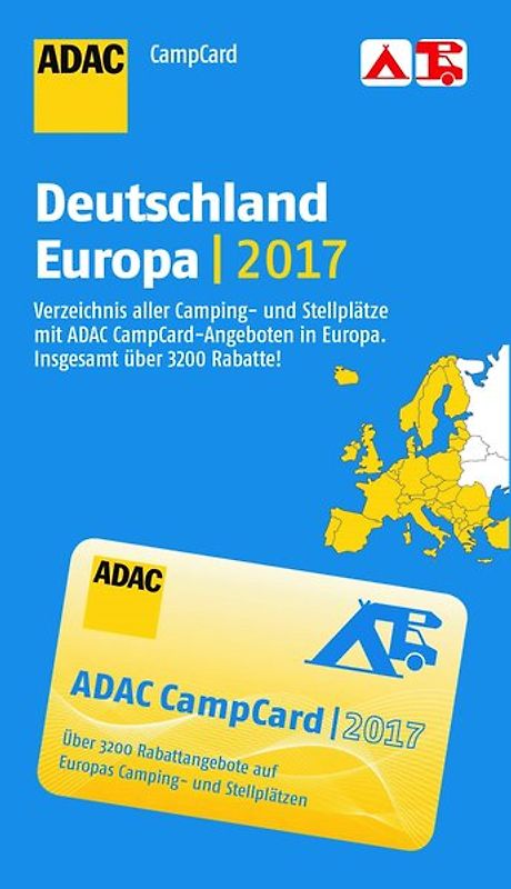 CampCard / ADAC CampCard Deutschland u. Europa 2017