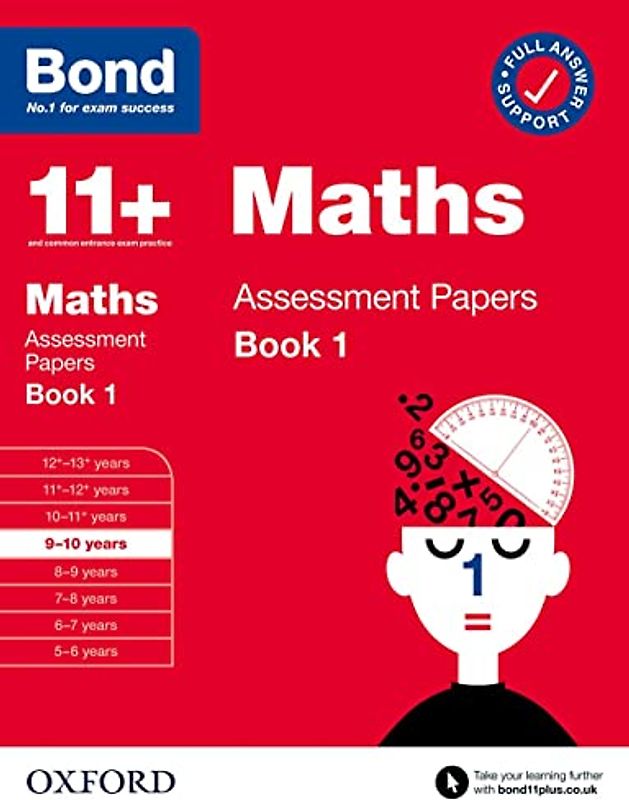 Bond 11+: Bond 11+ Maths Assessment Papers 9-10 yrs Book 1 (Bond: Assessment Papers)