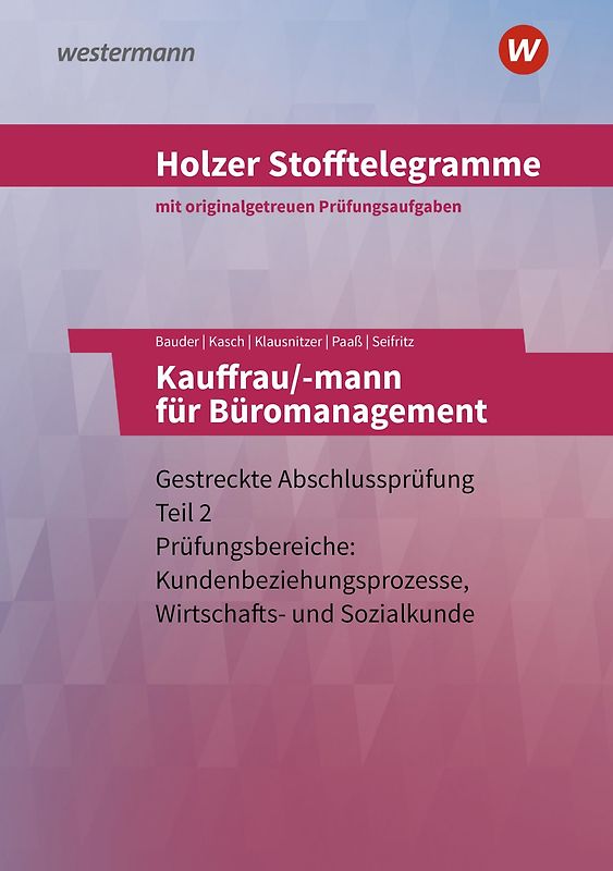 Holzer Stofftelegramme Baden-Württemberg – Kauffrau/-mann für Büromanagement
