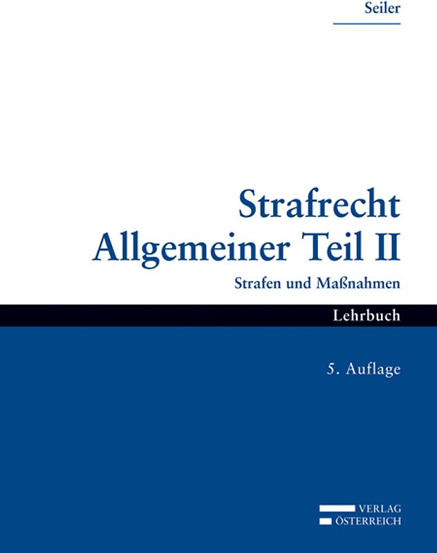 Strafrecht Allgemeiner Teil II