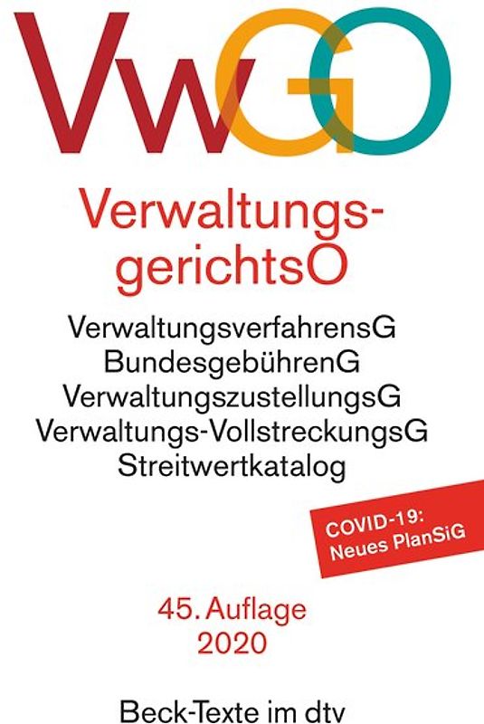 Verwaltungsgerichtsordnung, Verwaltungsverfahrensgesetz